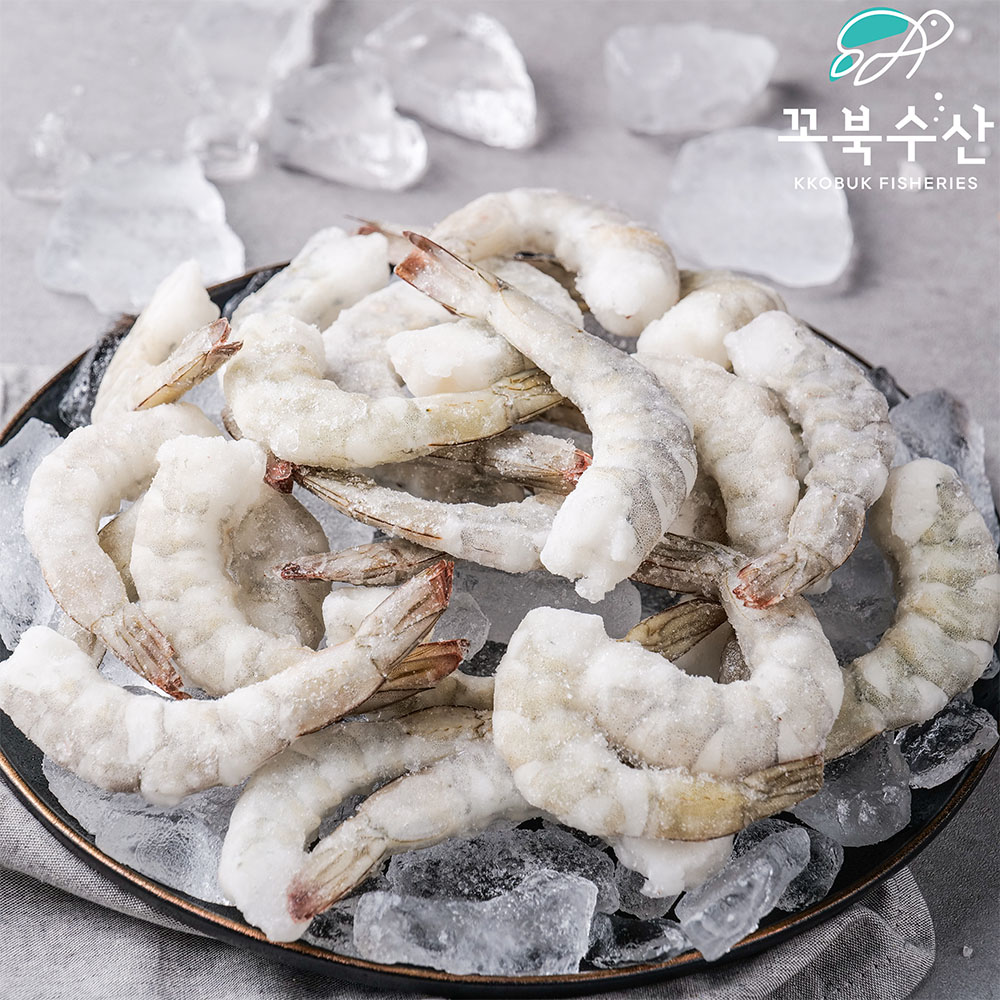 생 칵테일새우 1kg 실중량900g 손질 냉동 두절 탈각 - 상세 이미지 2