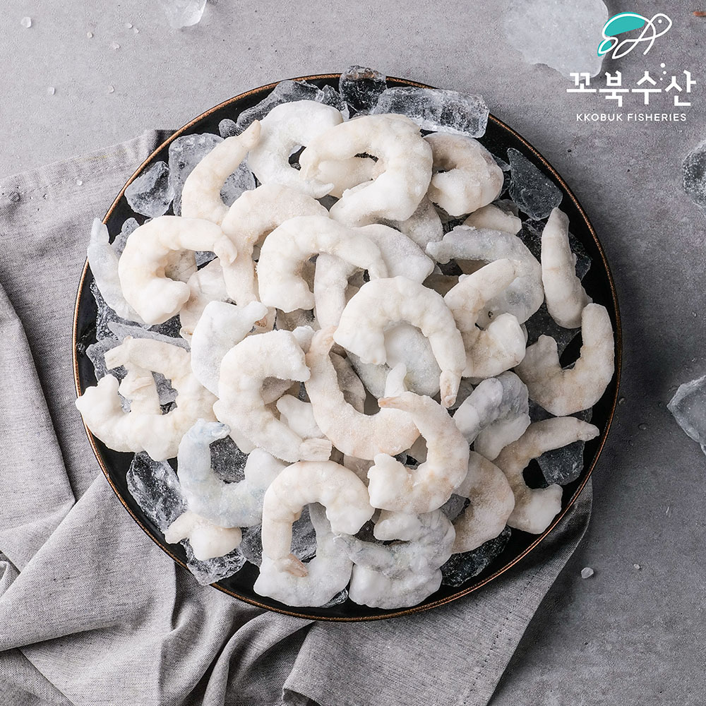 냉동 생 흰다리 새우살 200g 감바스용 볶음밥용 칵테일 새우