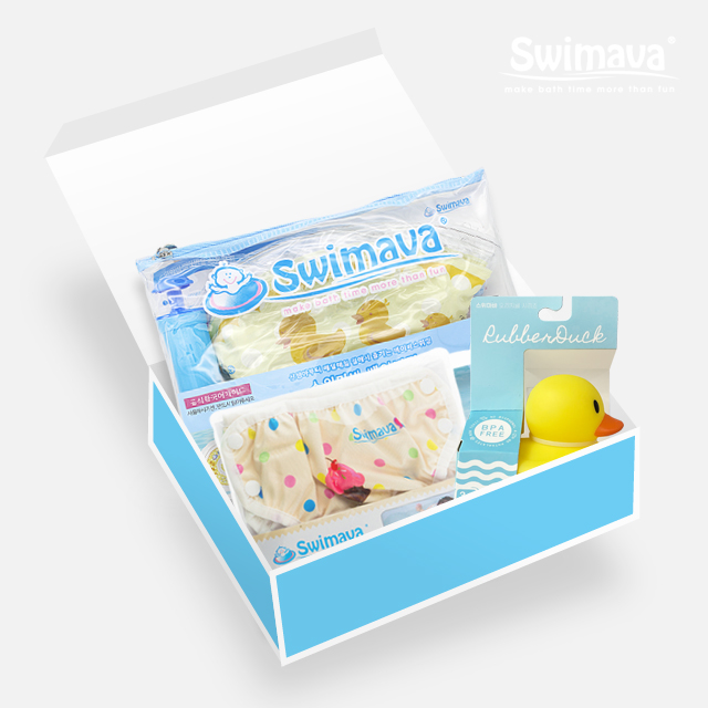 스위마바 해피세트 아기목튜브 아기수영 완벽준비 박스세트