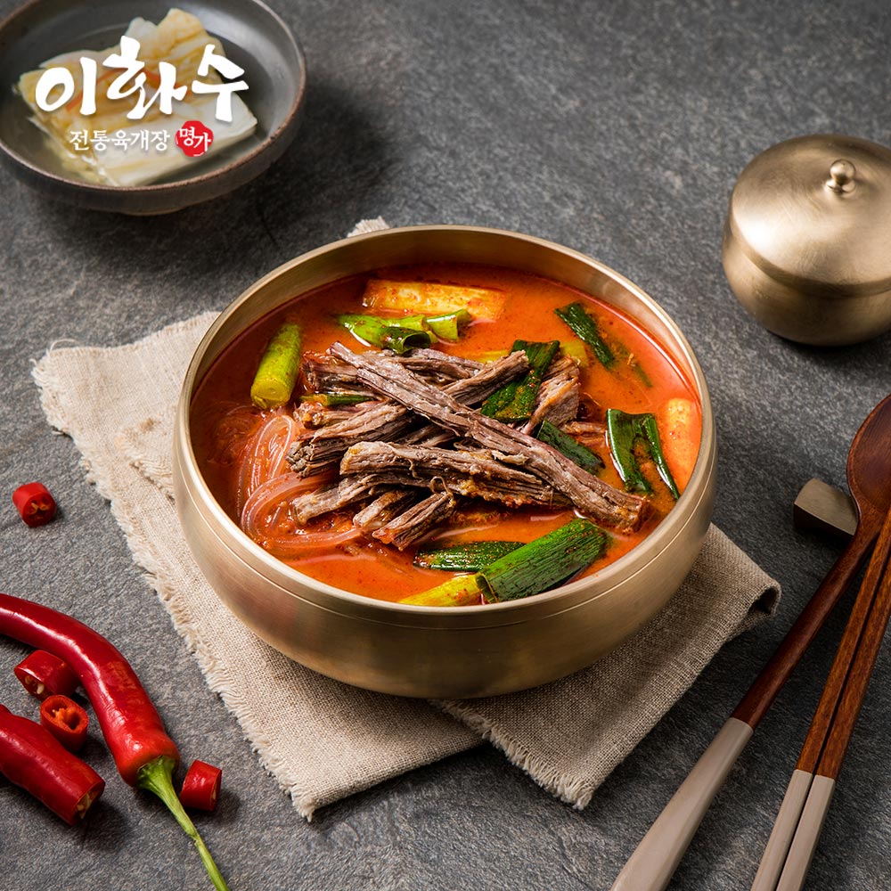 이화수 육개장 파개장 옛날 소고기 전통육개장 대파 6팩 이미지 2