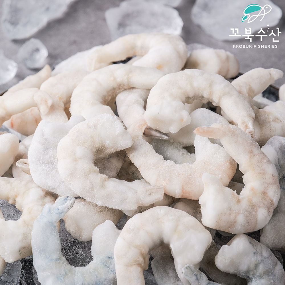 생 새우살 1kg 깐 냉동 칵테일새우 손질 탈각 냉동 - 상세 이미지 4