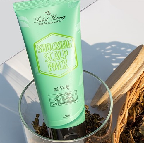라벨영 두피각질+두피냄새+두피결점 토탈케어/두피 홈스케일링/쇼킹두피팩/문제성두피용