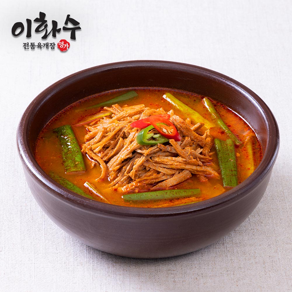 이화수 육개장 파개장 옛날 소고기 전통육개장 대파 6팩 이미지 3