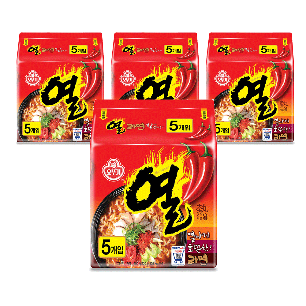 오뚜기 열라면 120g, 20개