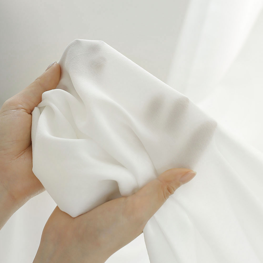 화이트 밀크 먼지없는 차르르 레이스 비침없는 쉬폰 암막 가리개 커튼 속커튼 기본핀형 1마