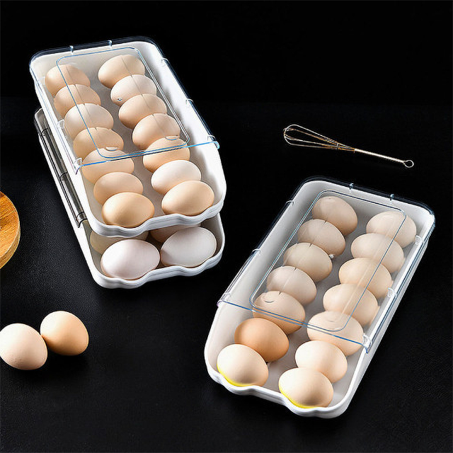 에그트레이 계란 정리함 보관함 14구 투명