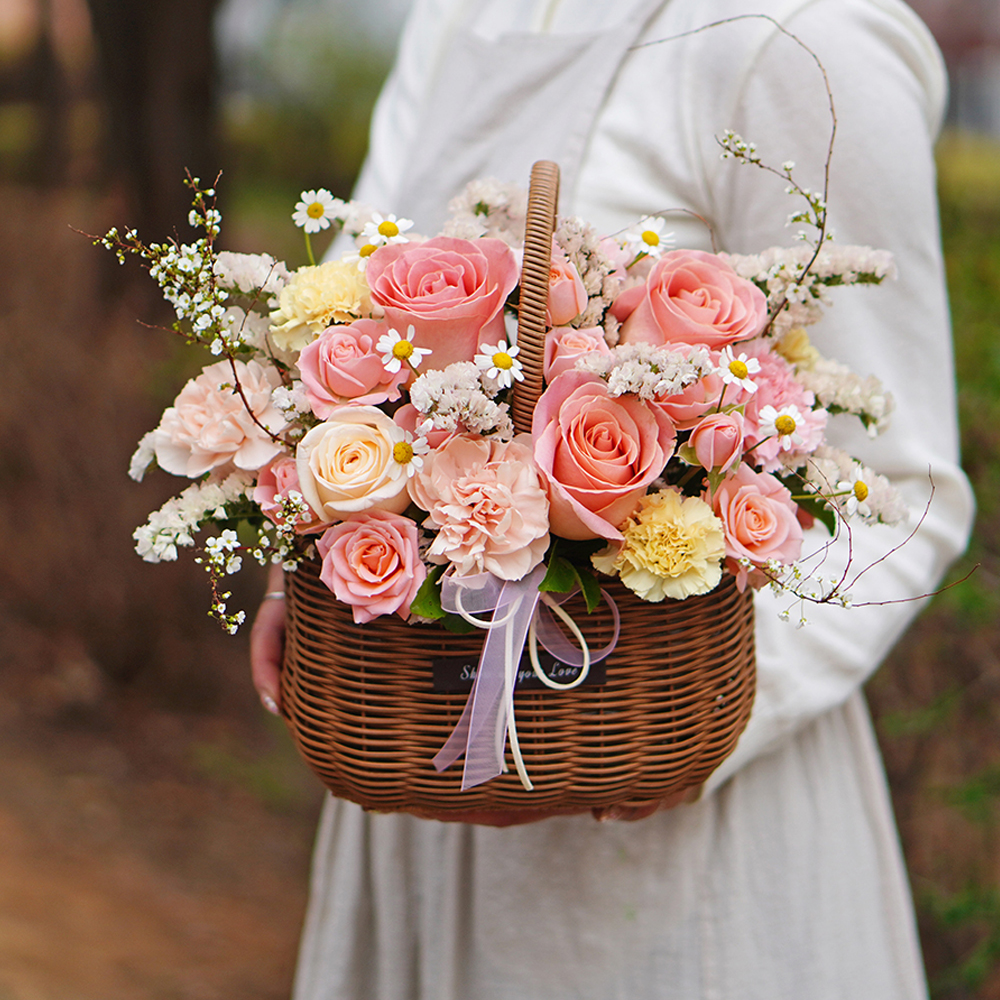 꽃바구니 생일 꽃다발 축하 선물 기념일 꽃배달 생화택배