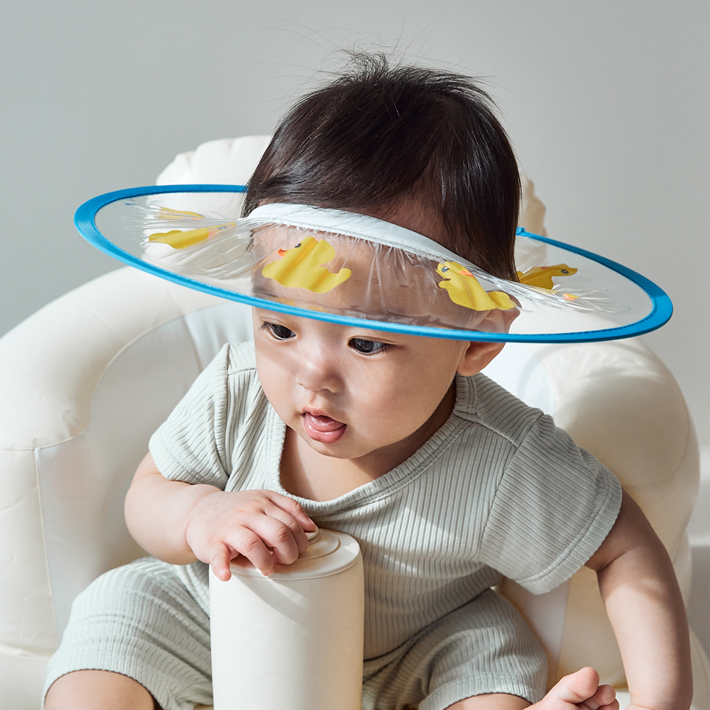 아가드 아기 샴푸캡 샴푸모자 6종 플라잉덕 투명 신생아 어른 유아 어린이 샤워캡 헤어캡 머리감기기