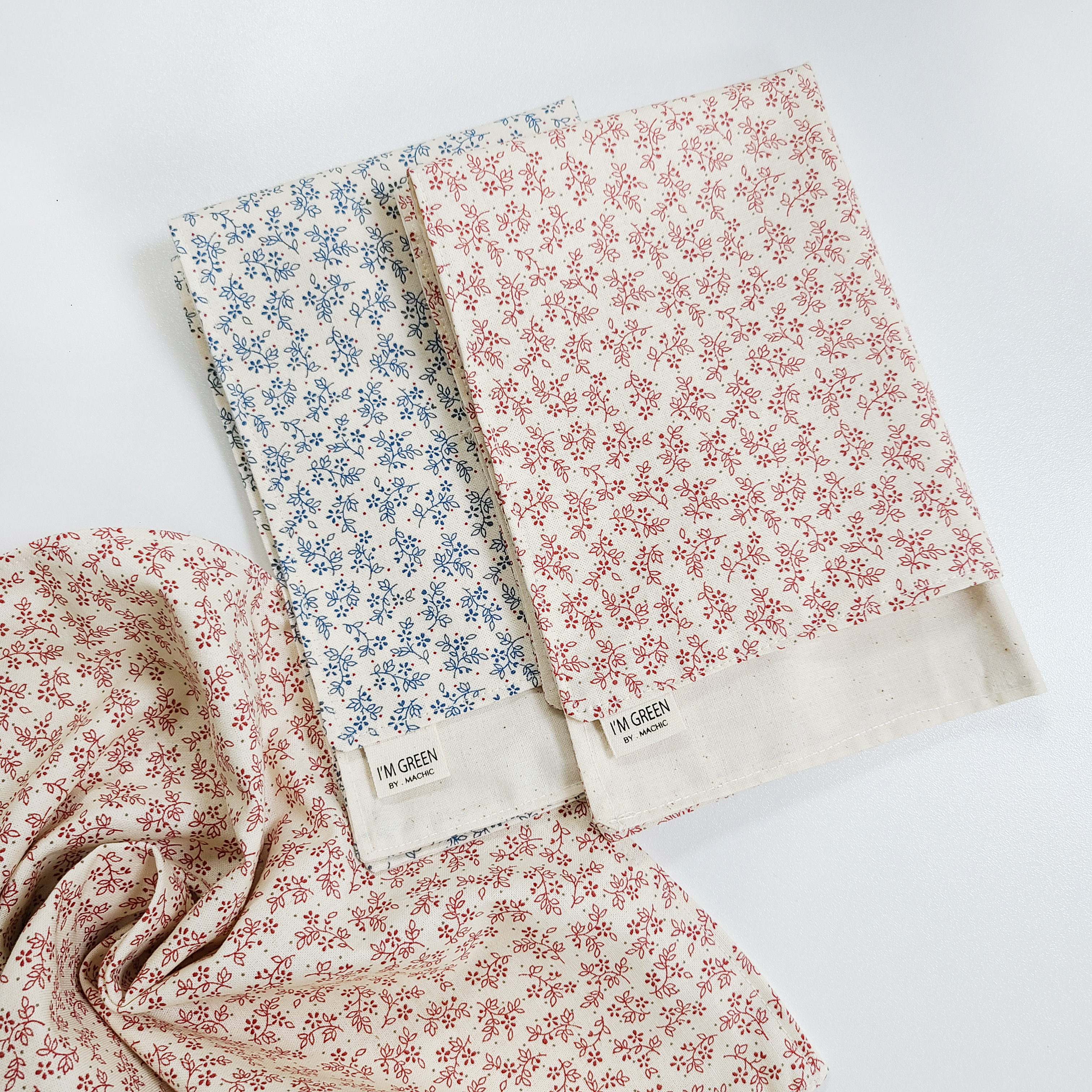 고급수제 패브릭테이블매트 티매트 꽃무늬테이블보