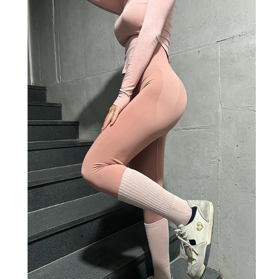 골반 레깅스 뒤태 운동용 다이어트 레깅스 보정 바이크 셔링 레깅스 - 상세 이미지 3