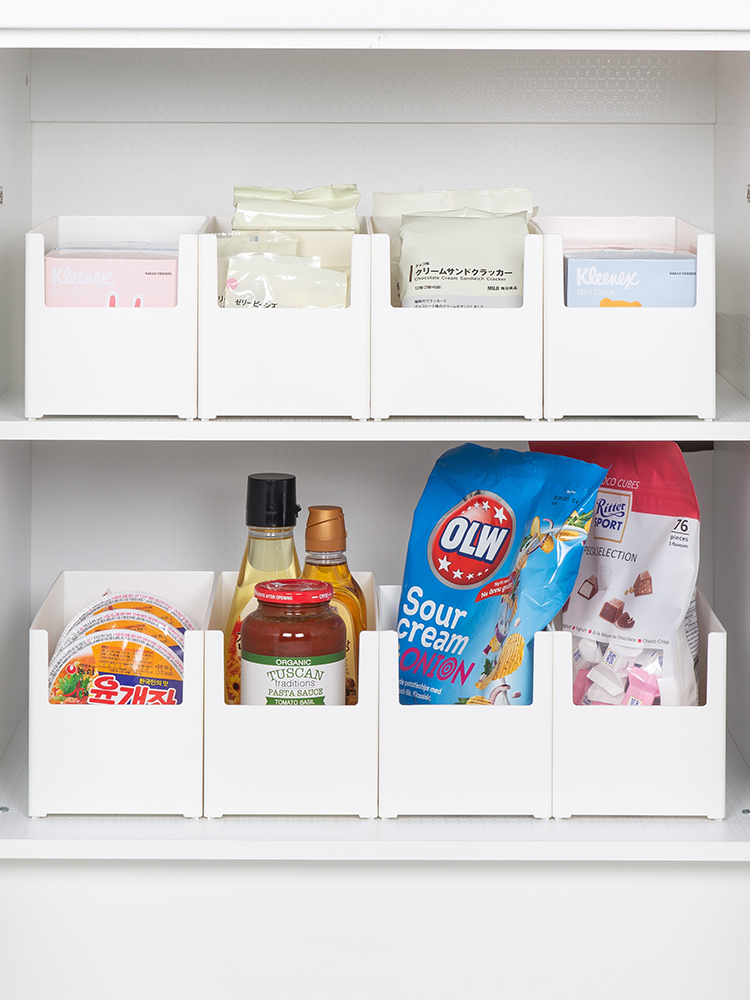 할메이드 팬트리 수납 정리 사각 바구니 바스켓 정리함 와이드 대