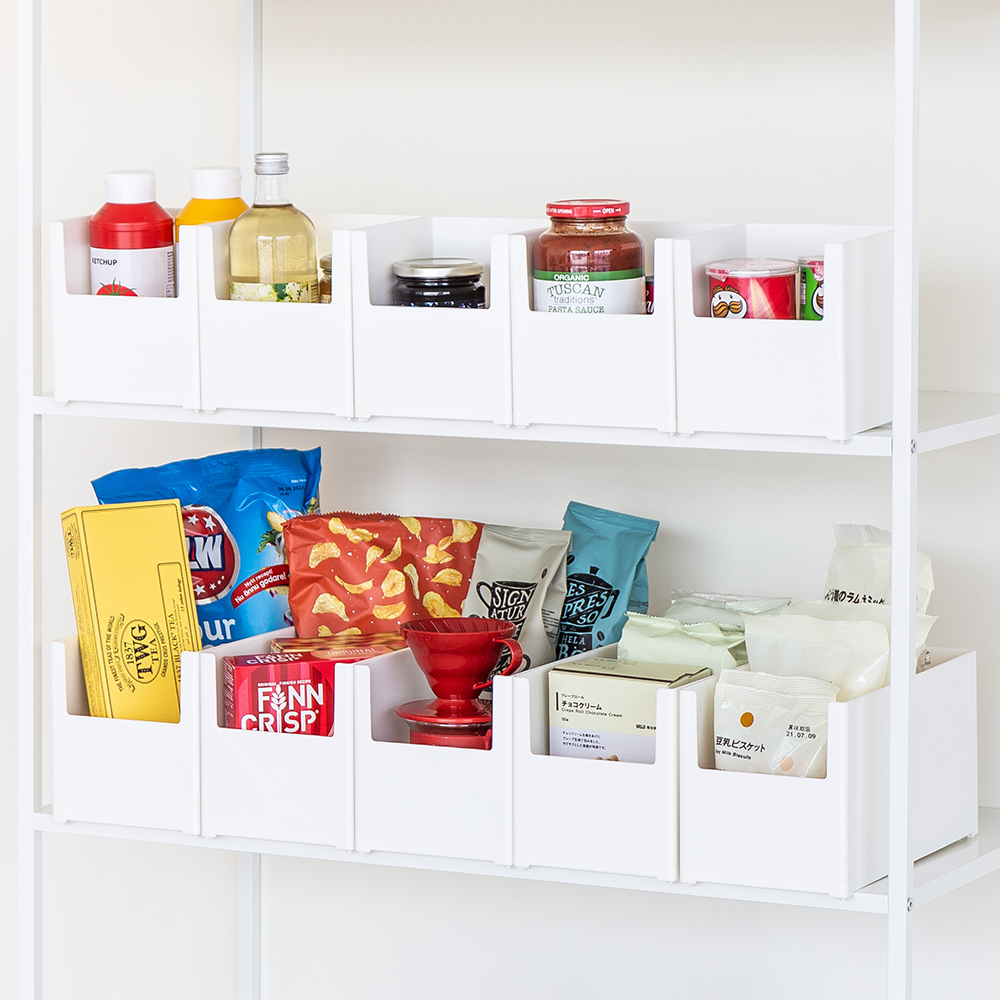 할메이드 팬트리 수납 정리 사각 바구니 바스켓 정리함 와이드 대