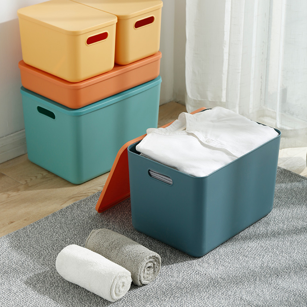 코드86 수납 바구니 옷 장난감 팬트리 플라스틱 바스켓 손잡이형 8L