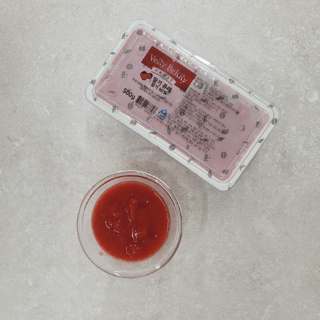 냉동 딸기 퓨레 과일퓨레 500g [아이스박스 포함] - 상세 이미지 4