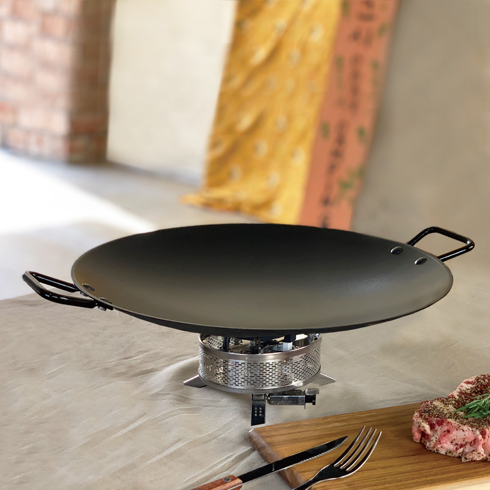 캠핑 무쇠 코팅 그리들 바베큐 불판 주물 그리들팬 가방포함 30cm - 상세 이미지 5