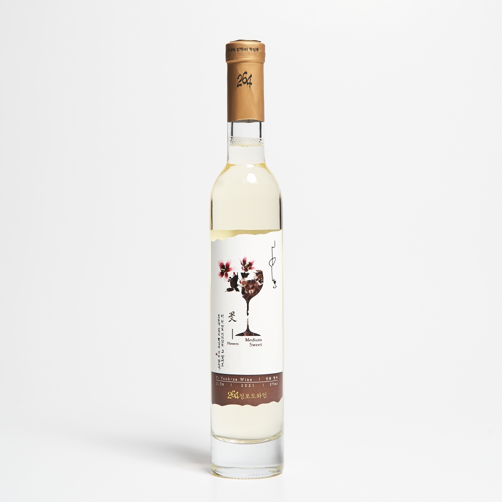 이육사와인 꽃 11.5도 375ml 264청포도와인 청수 화이트(케이스포함) - 상세 이미지 2
