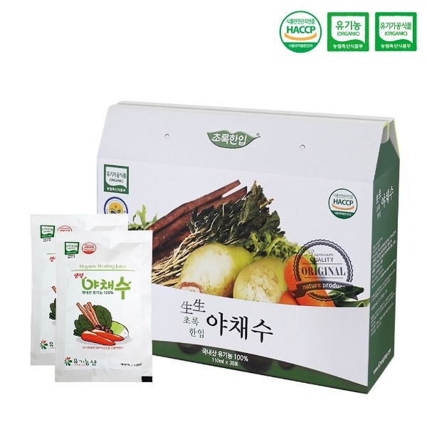 유기농 야채수 (당근+무청+우엉+표고버섯) 30포 - 상품 이미지