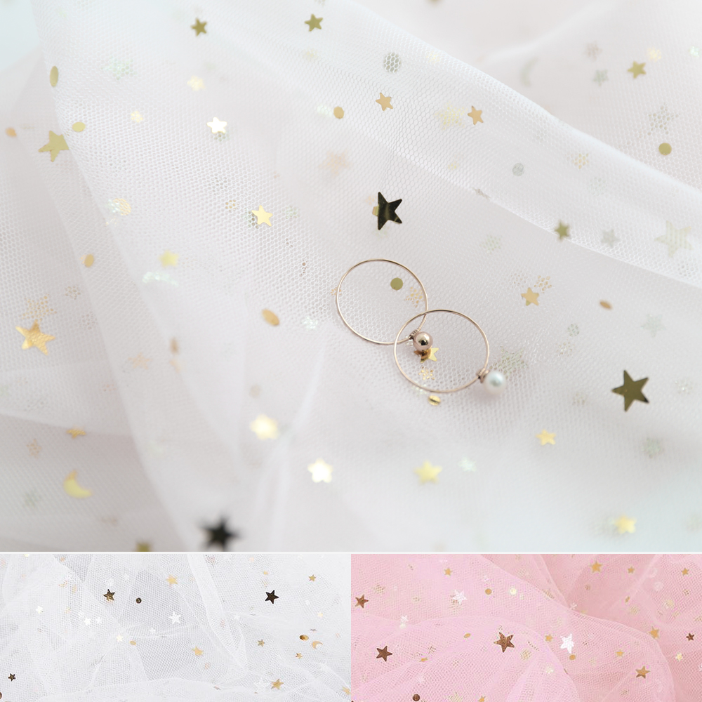 사진 촬영 배경지 배경천 제품 촬영용 소품 별 반짝이 망사 스팽글 천