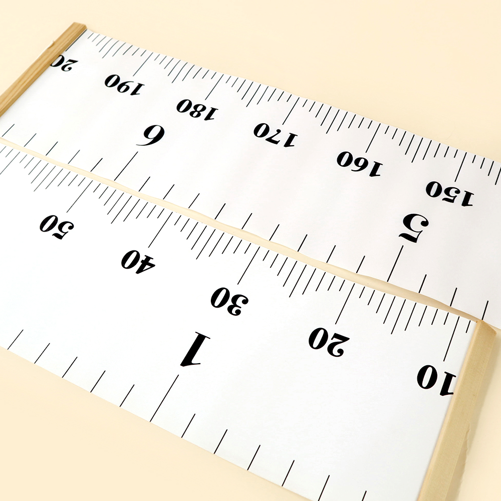 핫버튼 아기 키재기 벽걸이 자 가정용 키재기판 포스터 150cm - 상품 이미지