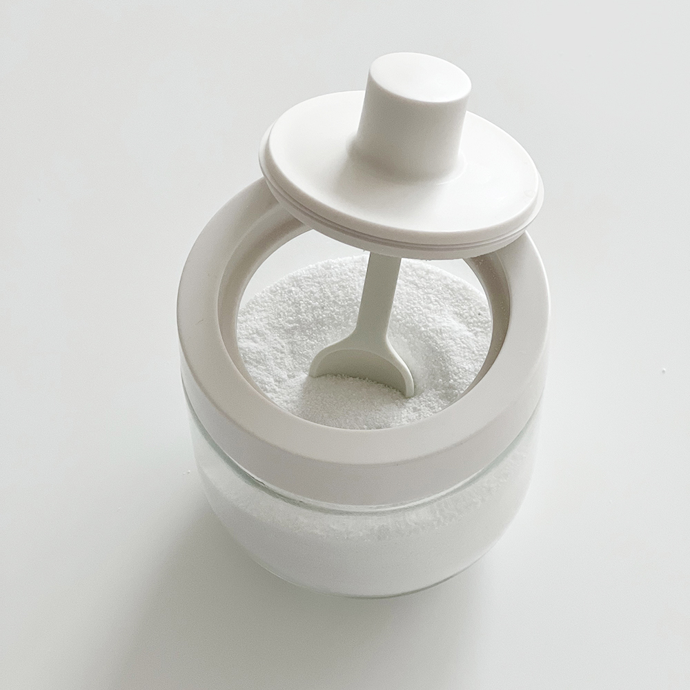 [단독] 심플팩토리 유리 밀폐 양념통 소금 조미료 정리 양념병 스푼형 1p