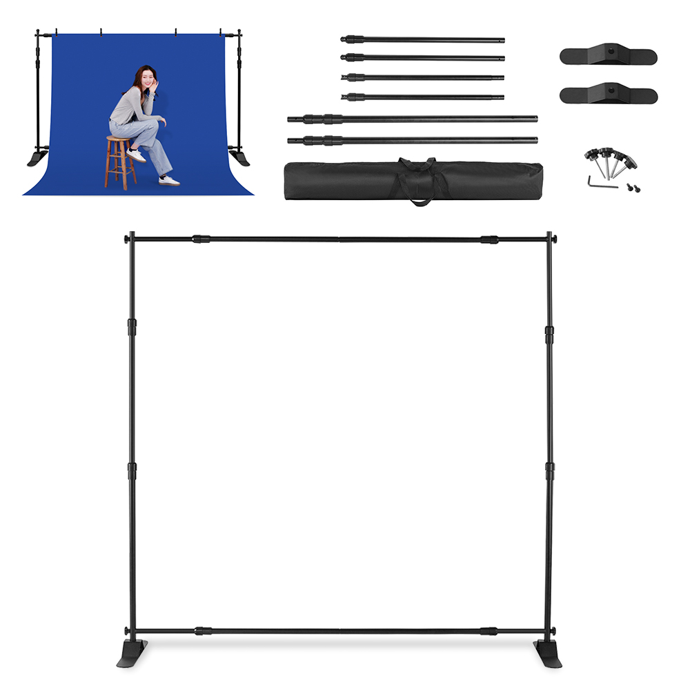 1세대 프리미엄 배경지 배경천 거치대 크로마키 스크린 스탠드 BT-2025 가로 세로 조절가능