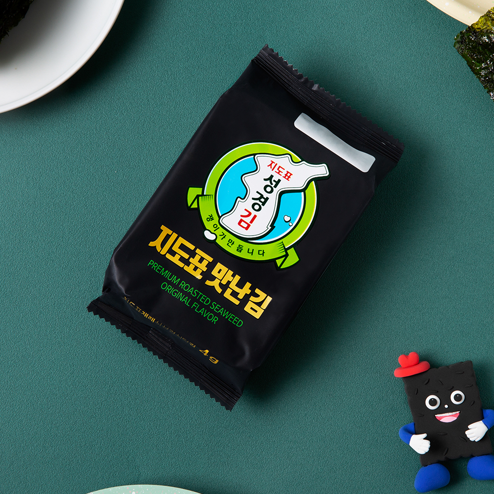 성경김 지도표 맛난김 재래 식탁김 조미 도시락김 12봉 8개 이미지 3