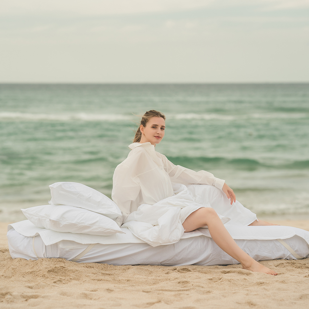 [네이버단독] 클래식패브릭 여름구스이불 먼지없는 알러지케어 항균 SS