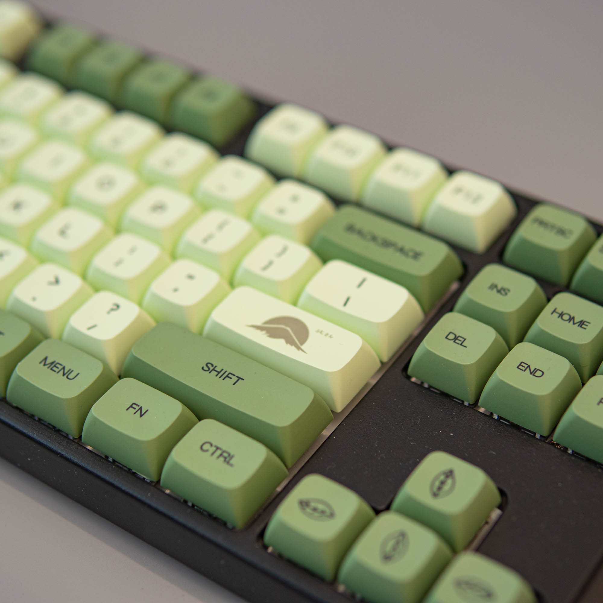 녹차 XDA PBT 키캡 기계식 키보드 텐키리스 독거미 말차 - 상세 이미지 4