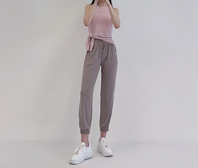 로라벨 나우 요가바지 조거 레깅스 팬츠 하렘 여성요가복 필라테스복 바지 필라테스 옷 하의 - 상세 이미지 5