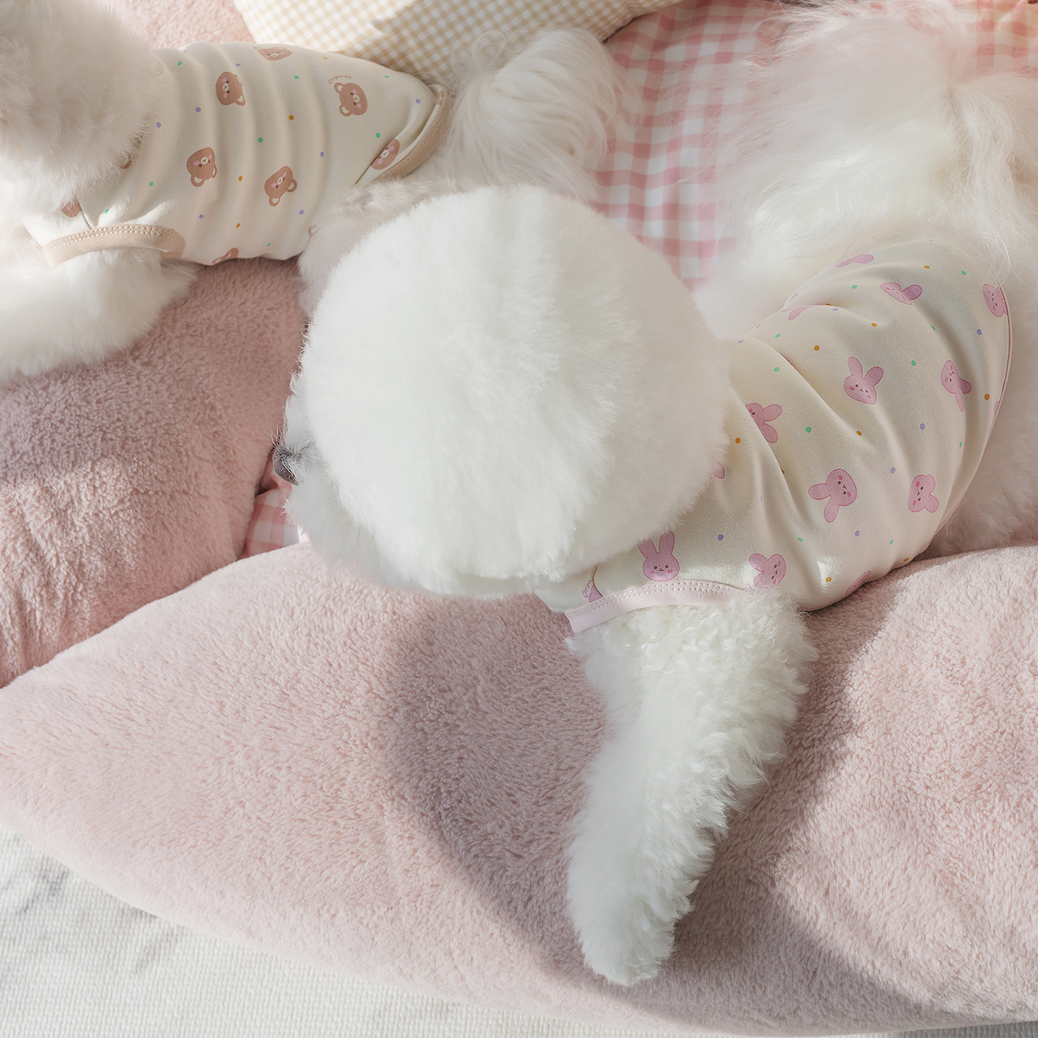 오프닝뮤즈 달콤 슬리브리스 오가닉 강아지옷 애견의류 이미지 3