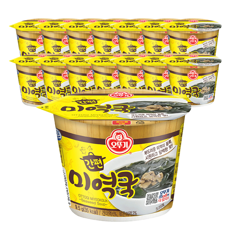 오뚜기 간편 미역국컵국 15개 - 메인 이미지