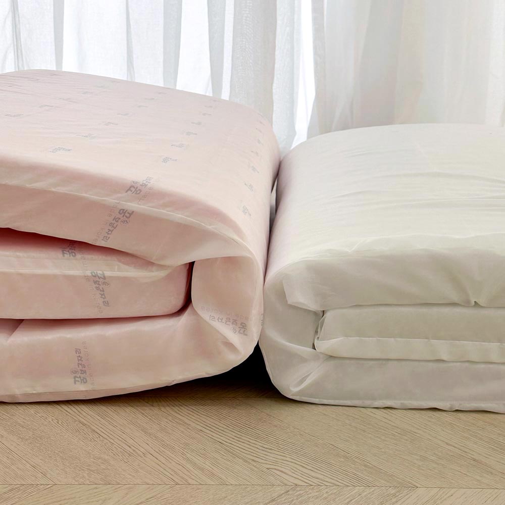 국산 잘접히는 접이식 3단 고밀도 두꺼운 압축요솜 견면요솜 5cm 싱글