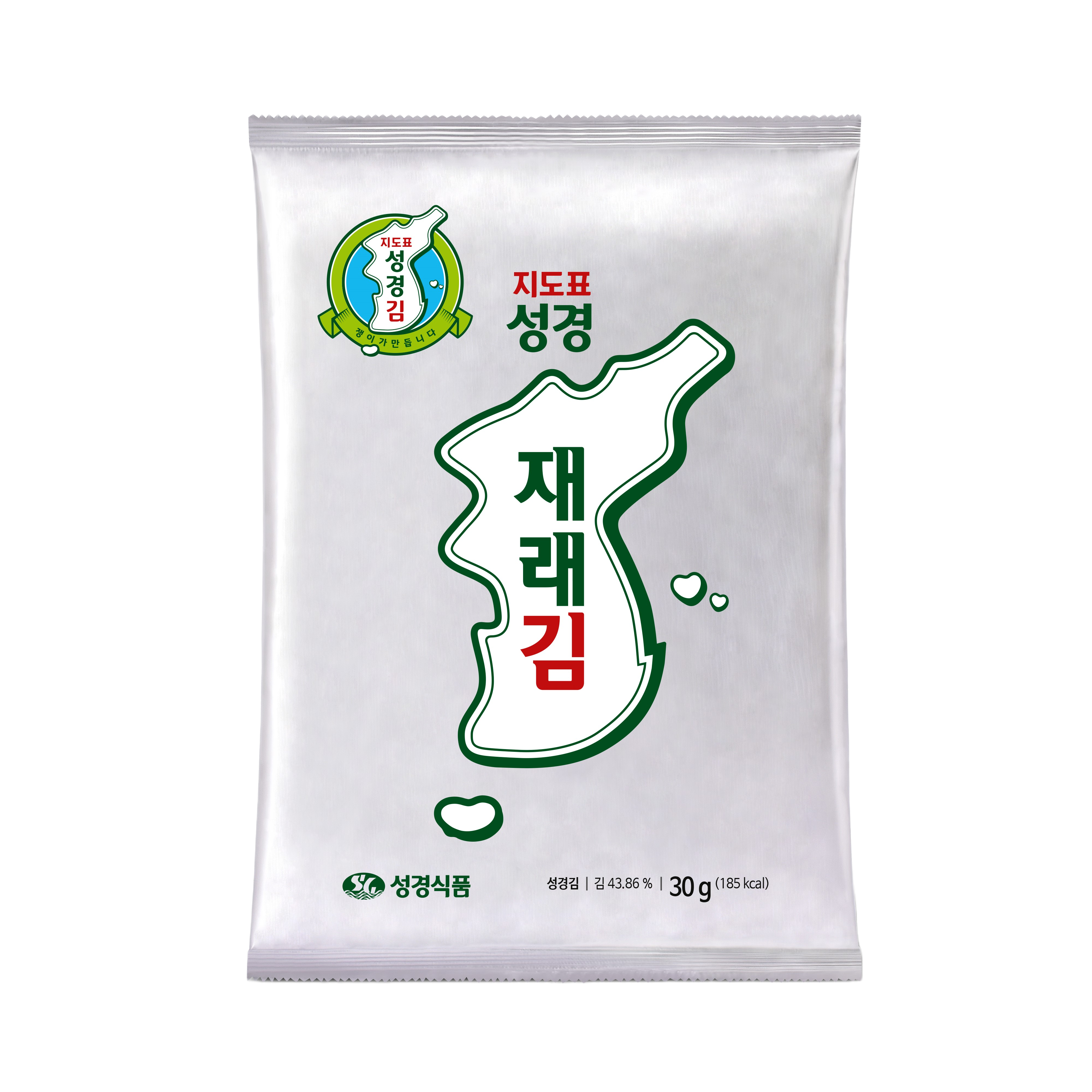 [성경김본사] 지도표 잘라먹는 재래 전장김 30g, 5개 - 상세 이미지 2