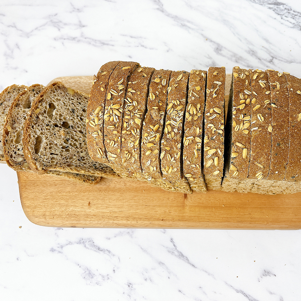 통곡물빵 곡물빵 100% 통밀식빵 뺑드상떼 900g 귀리빵 밀가루없는 비건 샌드위치
