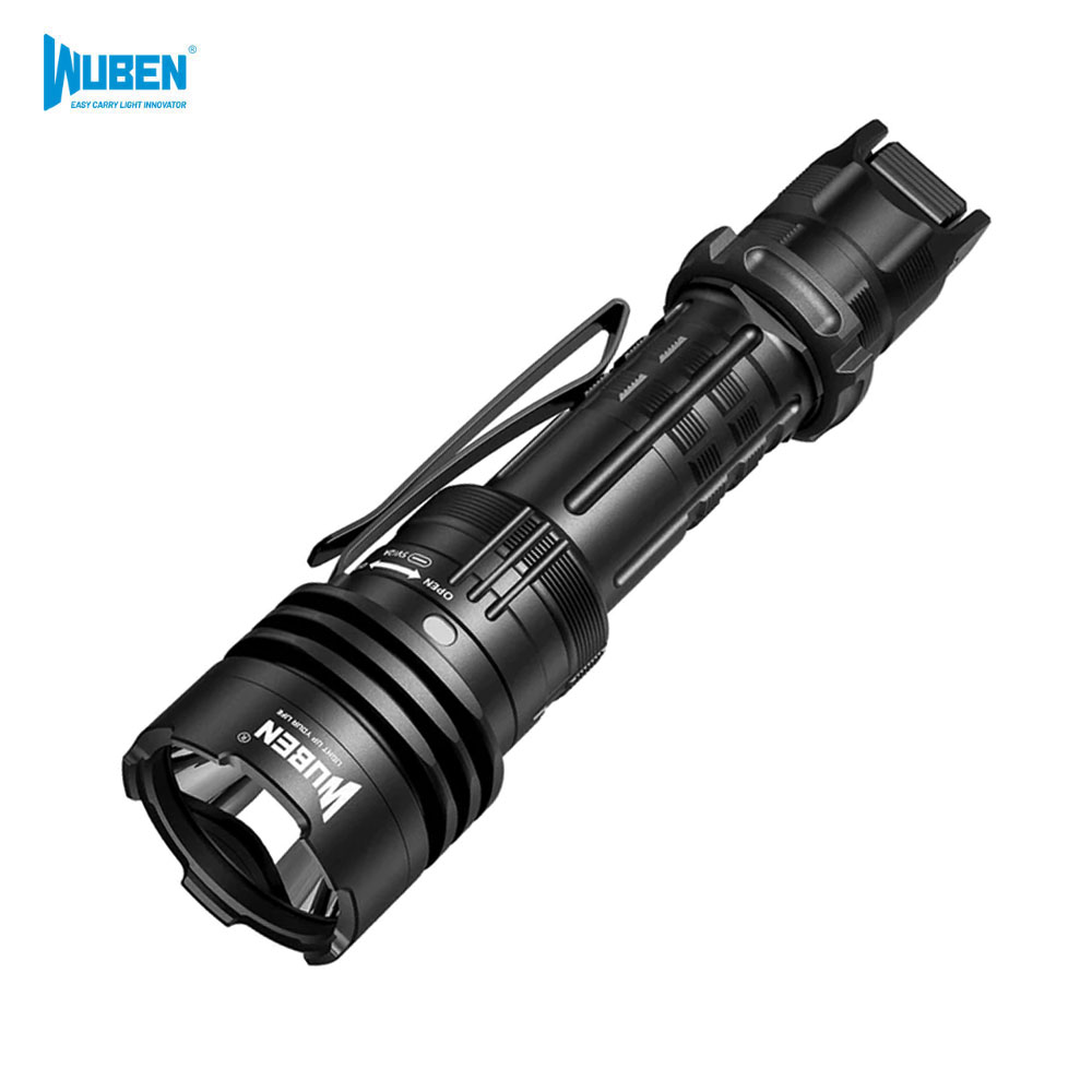 우벤 T1 전술 손전등 2000루멘 군용 군인 LED 후레쉬 휴대용 택티컬 랜턴 라이트