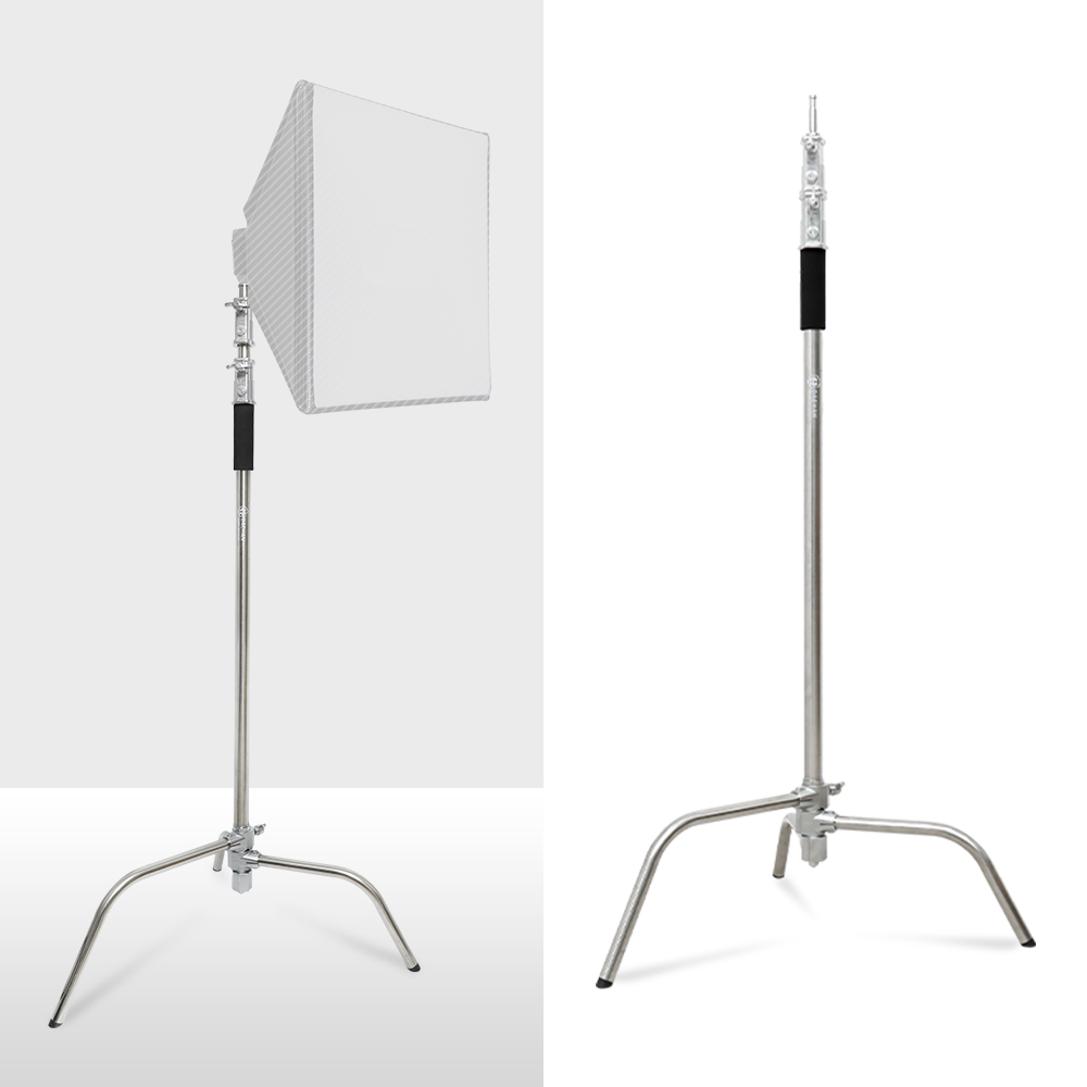 C스탠드 조명 삼각대 촬영 거치대 방송 장비