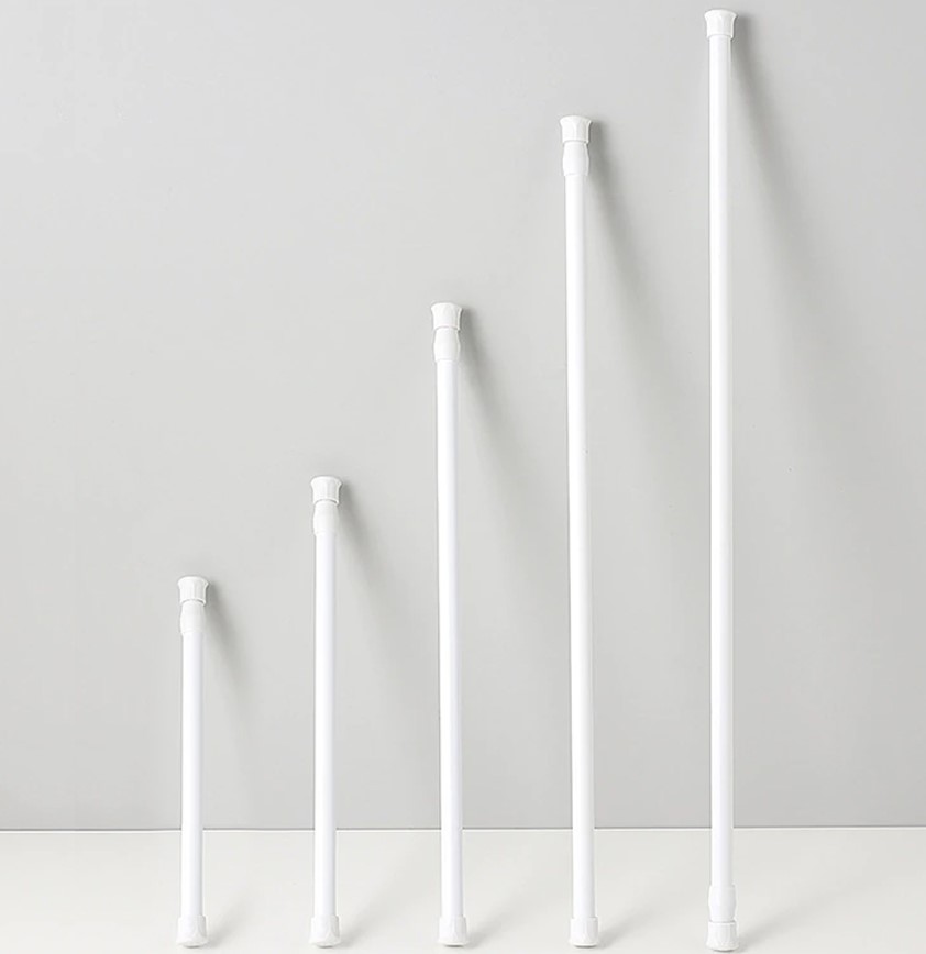 커튼봉 압축봉 미니 브라켓 홀더 30-50cm