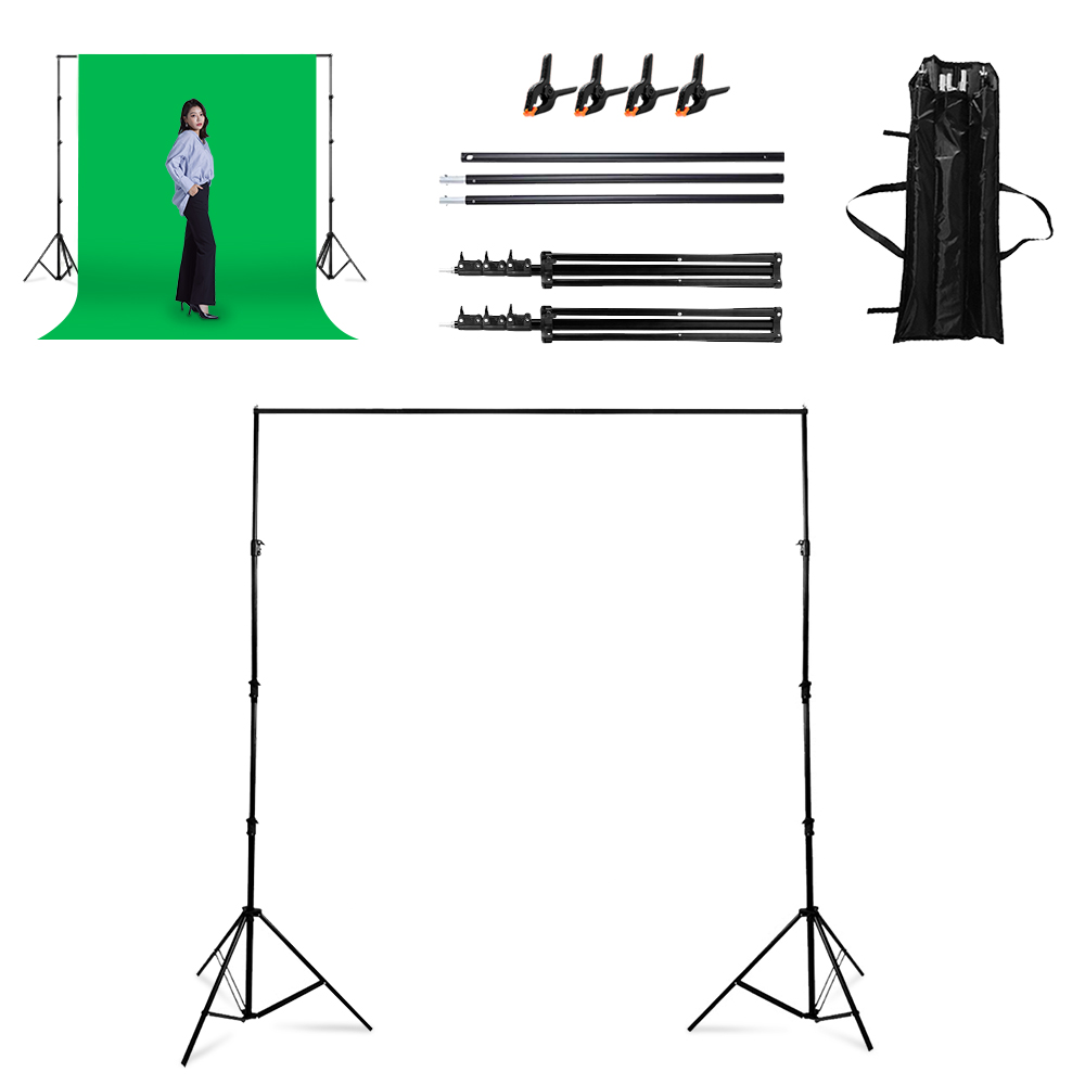 촬영 배경지 거치대 배경 천 스탠드 크로마키 스크린 사진 뒷배경 2.1x2m L