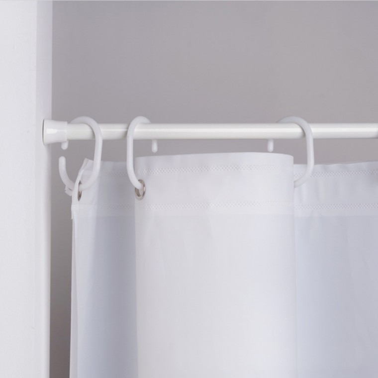 커튼봉 압축봉 미니 브라켓 홀더 30-50cm