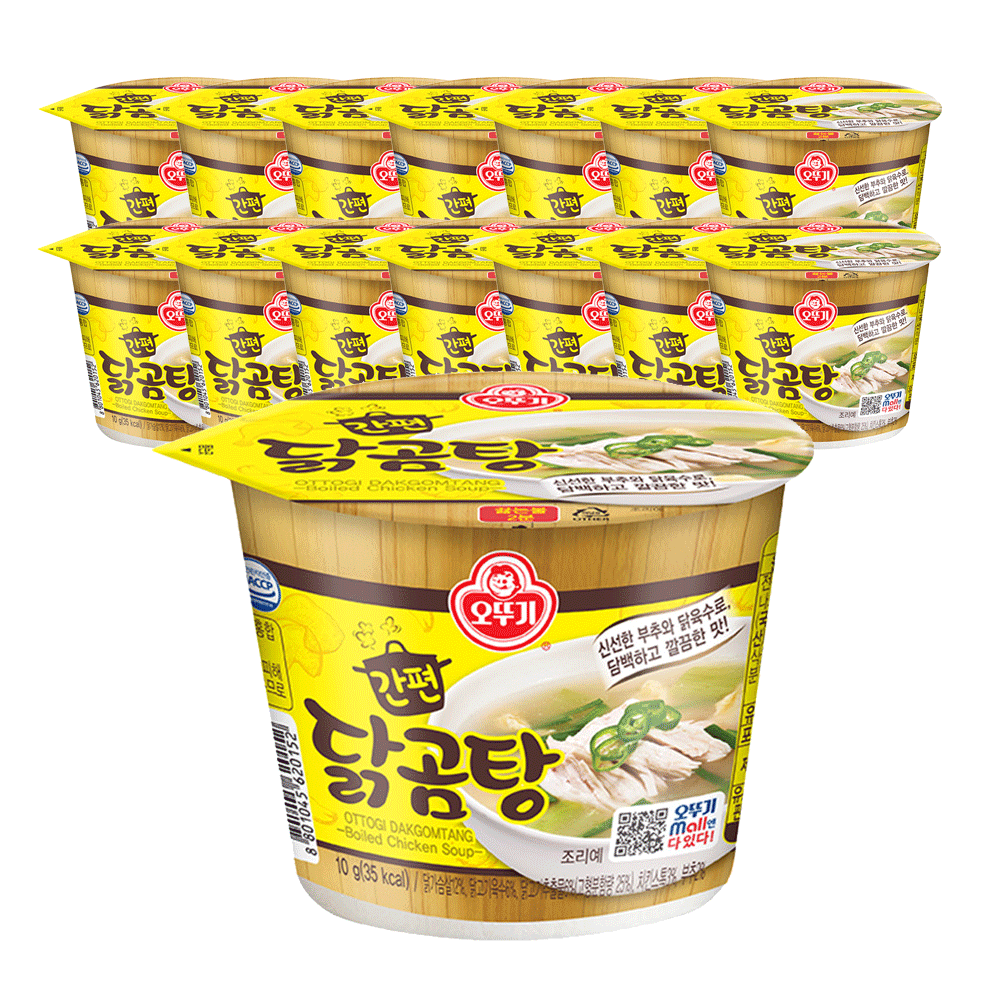 오뚜기 간편 닭곰탕컵국 15개 - 메인 이미지