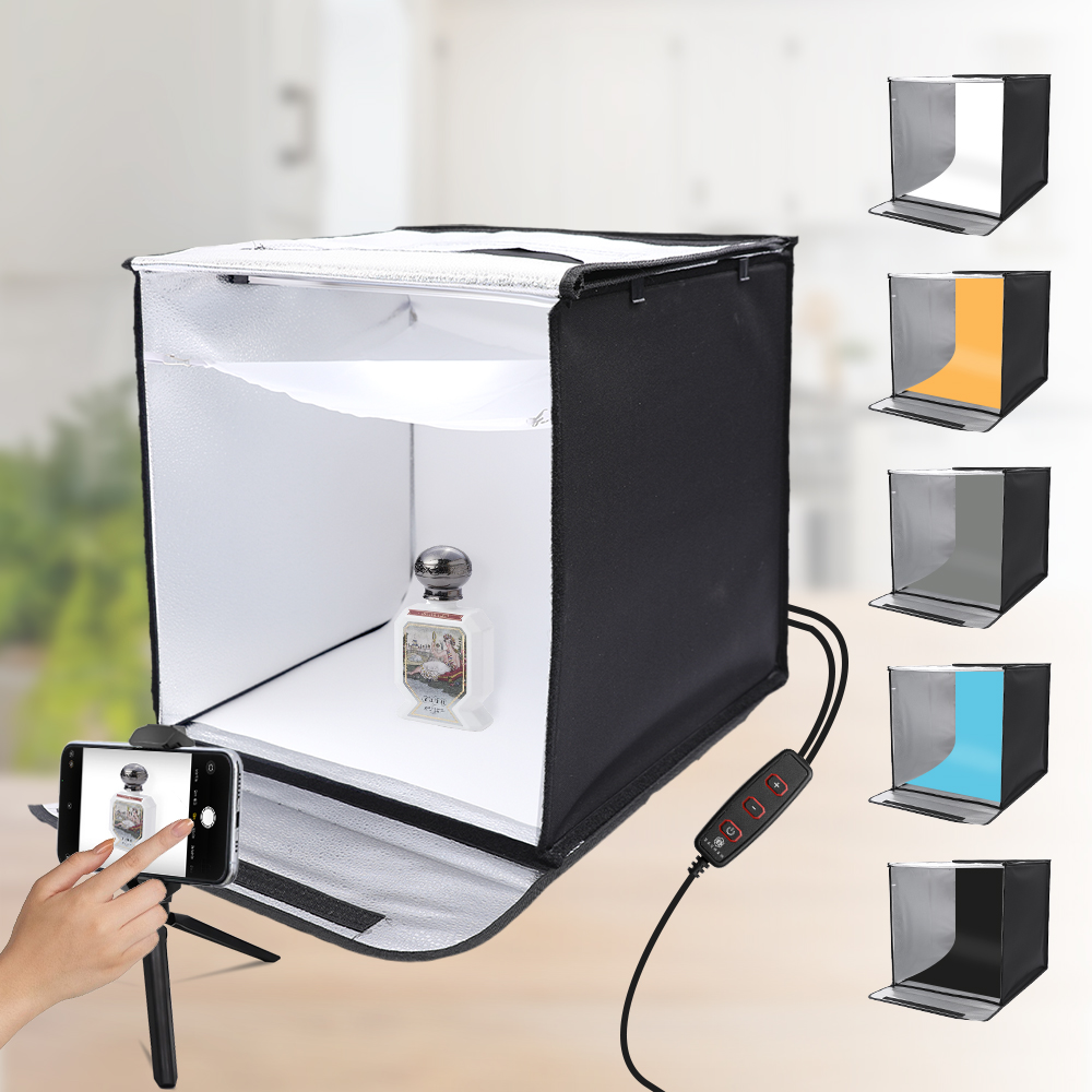 미니 스튜디오 포토 부스 박스 제품 상품 사진 촬영 40X40X40CM
