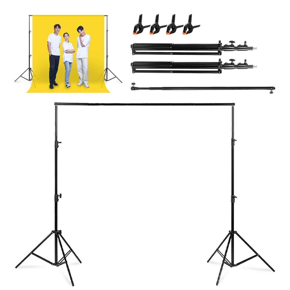 배경지 거치대 촬영 배경 스튜디오 배경천 스탠드 사진 크로마키 3X2.8m