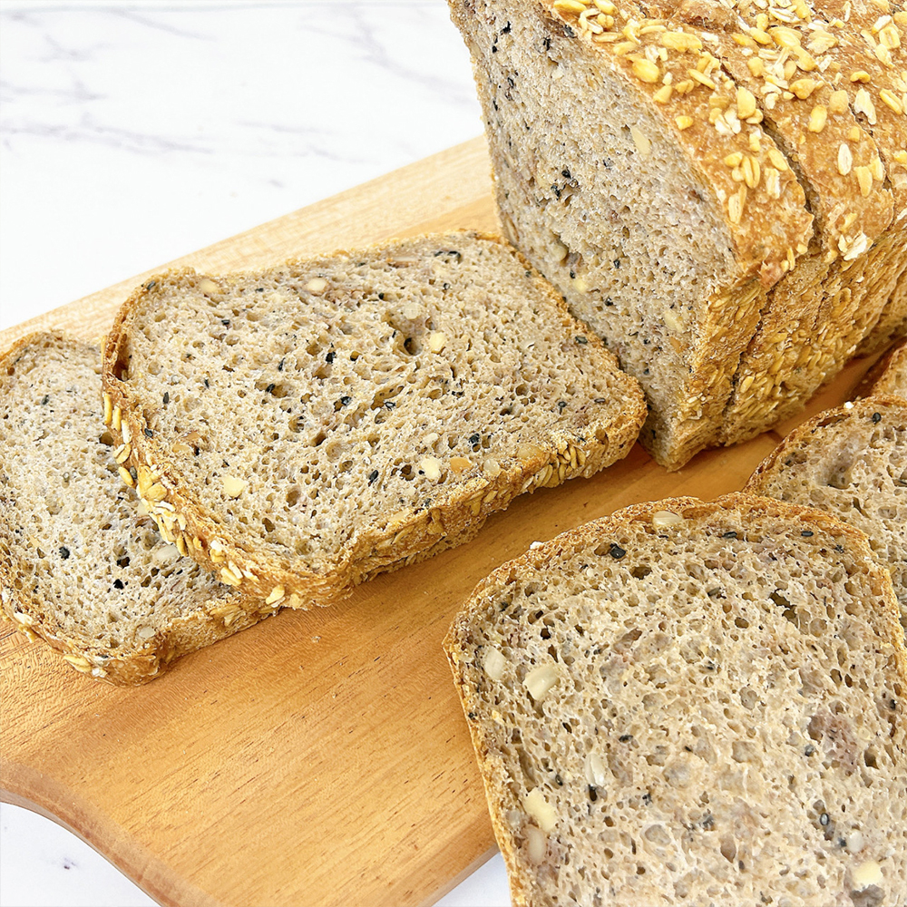 통곡물빵 곡물빵 100% 통밀식빵 뺑드상떼 900g 귀리빵 밀가루없는 비건 샌드위치