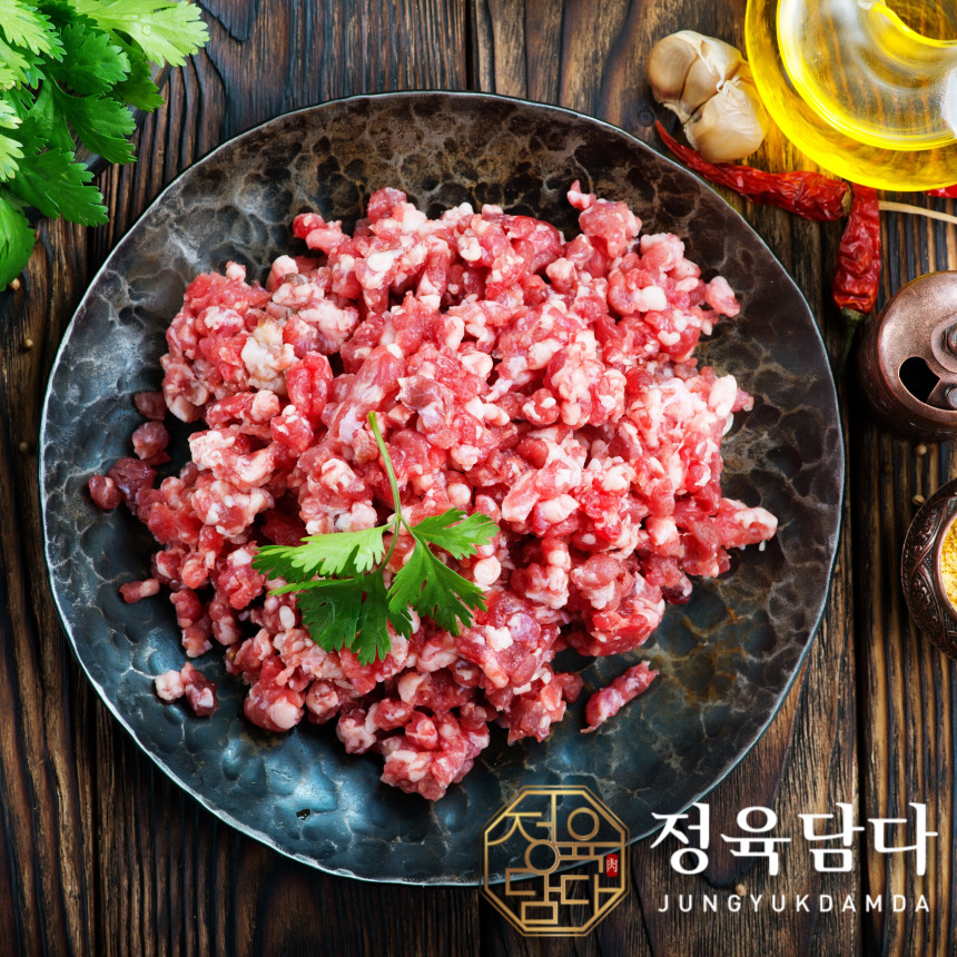 마장동 소고기 다짐육 국내산 패티 이유식 다진 민찌 도매 안심 - 상세 이미지 5