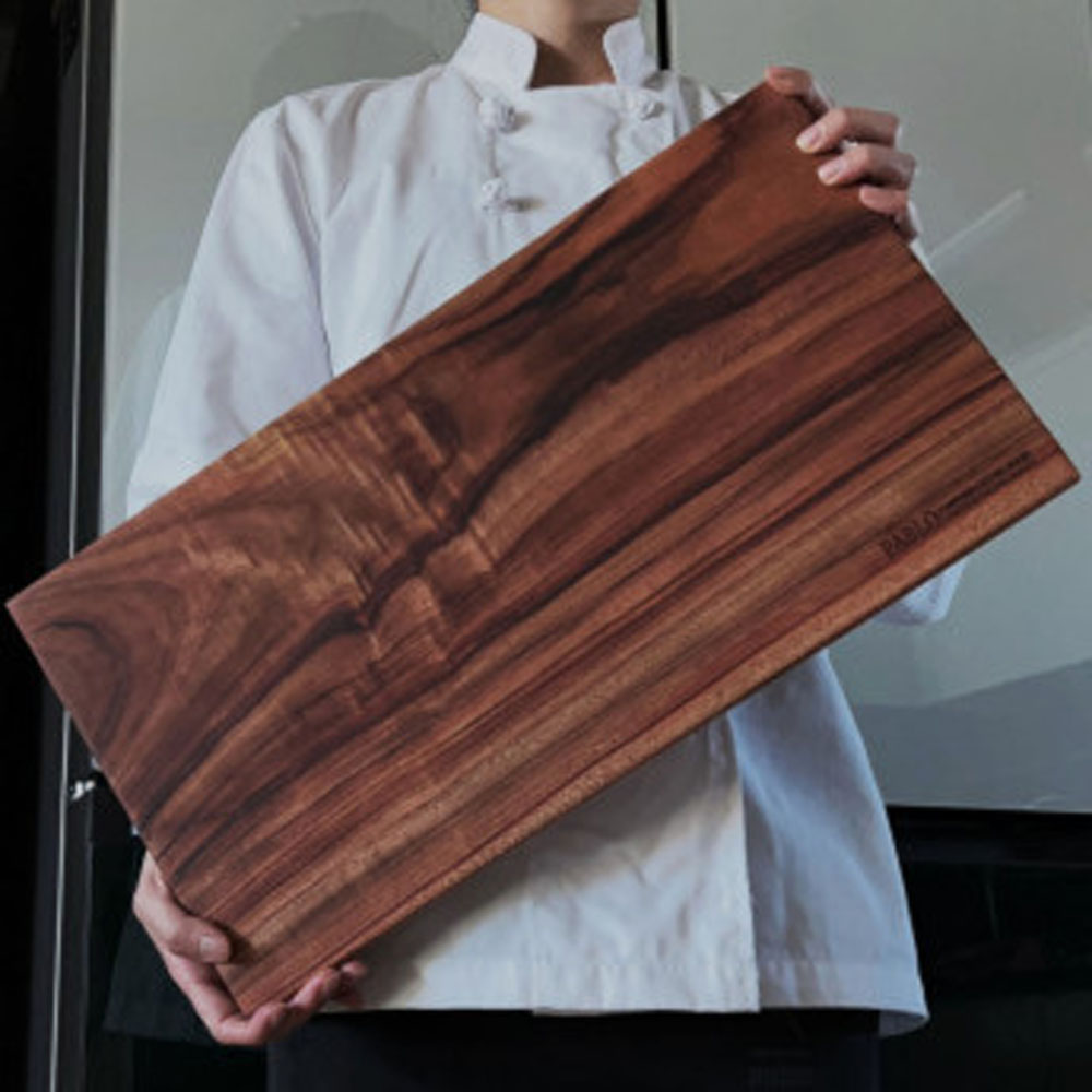 파블로 나무도마 원목 대형 플레이팅 46x28cm, 월넛 - 상세 이미지 2