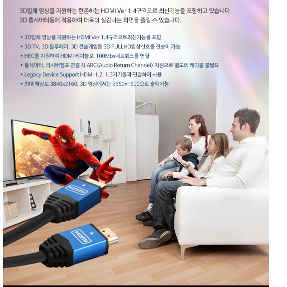 긴 HDMI 케이블 20M HDMI 장거리 케이블 컴퓨터 모니터 연결선 이미지 6