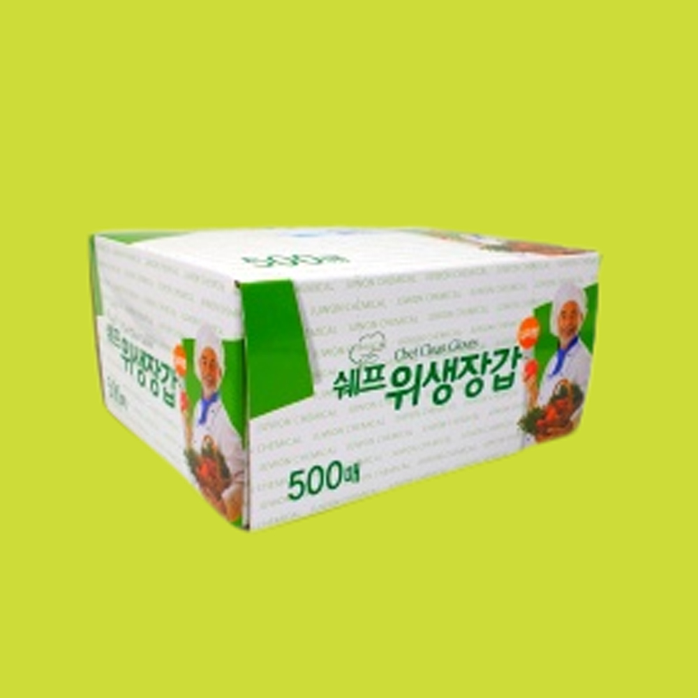국산 대용량 업소용 쉐프 위생장갑 일회용 비닐장갑 500매 1+1 - 상세 이미지 5