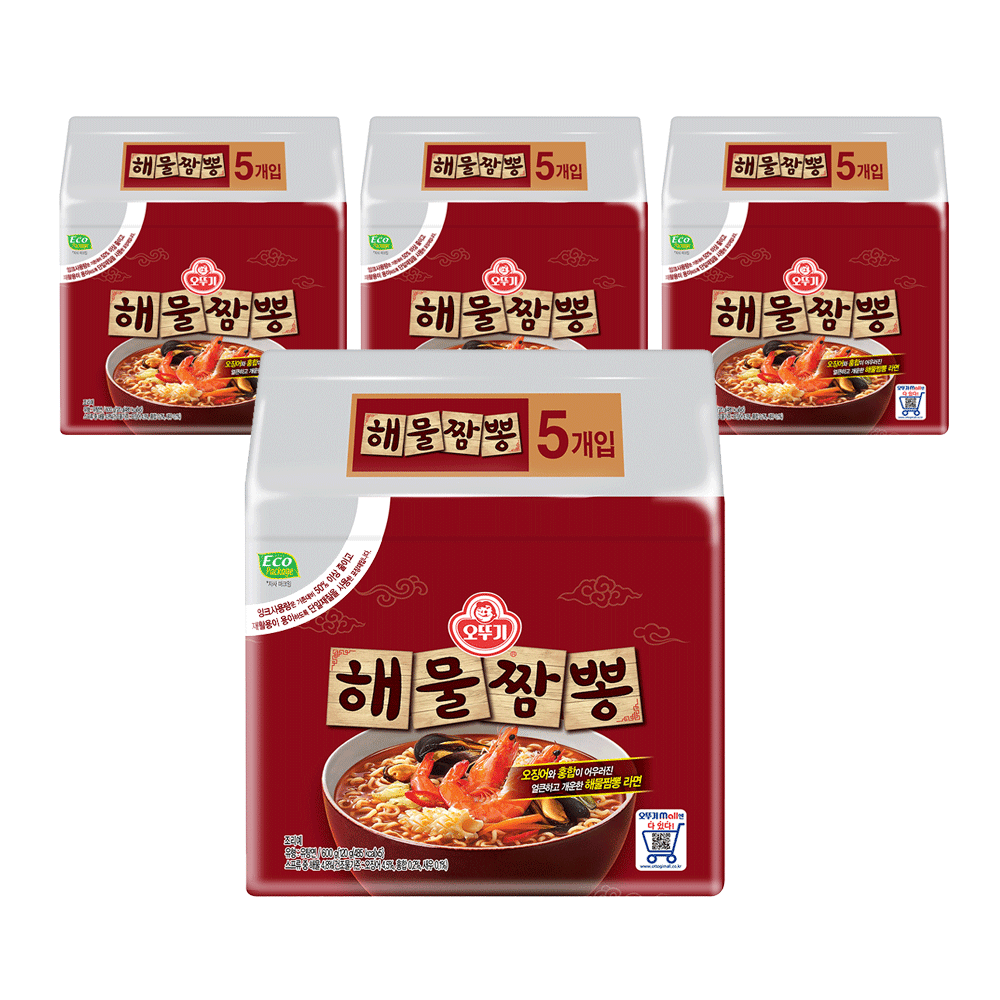 오뚜기 해물짬뽕 120g, 20개