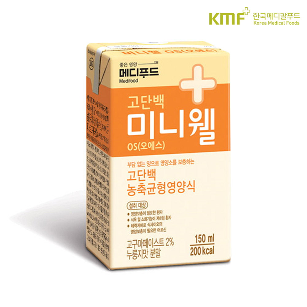 메디푸드 미니웰 OS 고구마맛 150ml (24팩) 고영양 균형영양식 - 상품 이미지