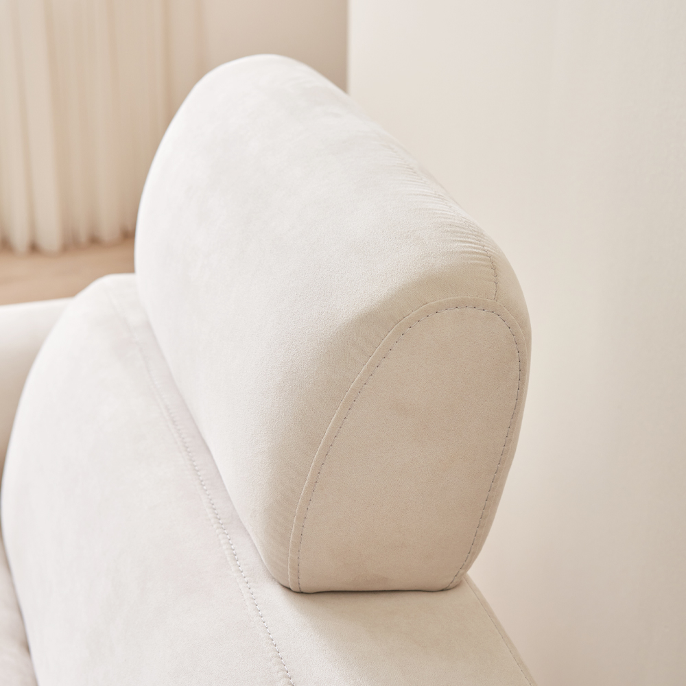 서광퍼니처 플로 아쿠아텍스 패브릭 2인 소파 + 스툴 oc